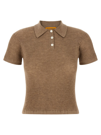 'Shrunken' polo shirt Polo