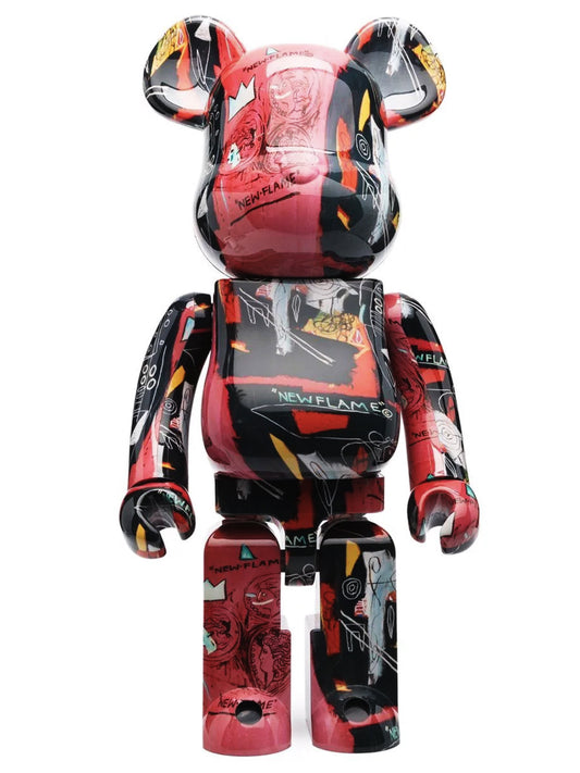 "Be@rbrick Andy Warhol x J.M Basquiat" 1000%  toy Decorative accessories