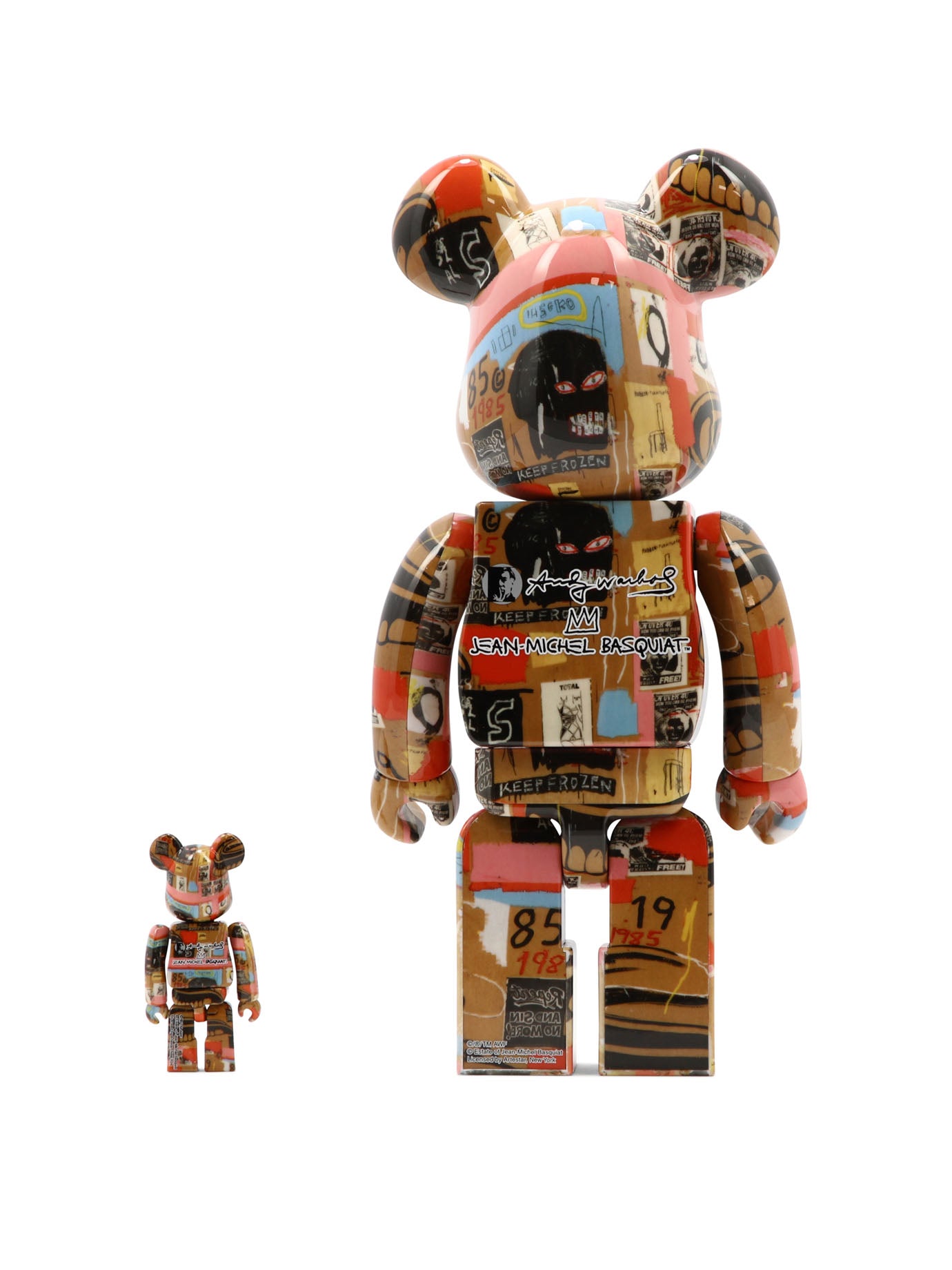 "Be@rbrick Andy Warhol" 100% and 400% toy Decorative accessories