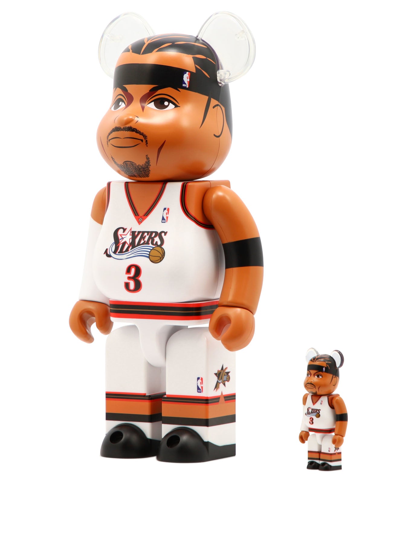"Be@rbrick Allen Iverson" 100% and 400% toy Decorative accessories