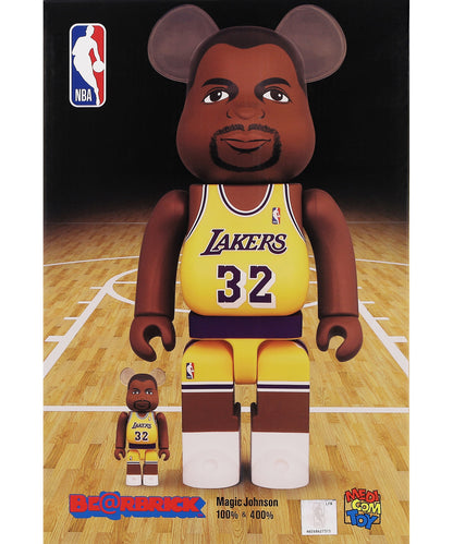 "Be@rbrick Magic Johnson" 100% and 400% toy Decorative accessories