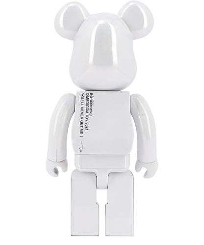 "Be@rbrick 1st Model White Chrome" 400% toy Decorative accessories