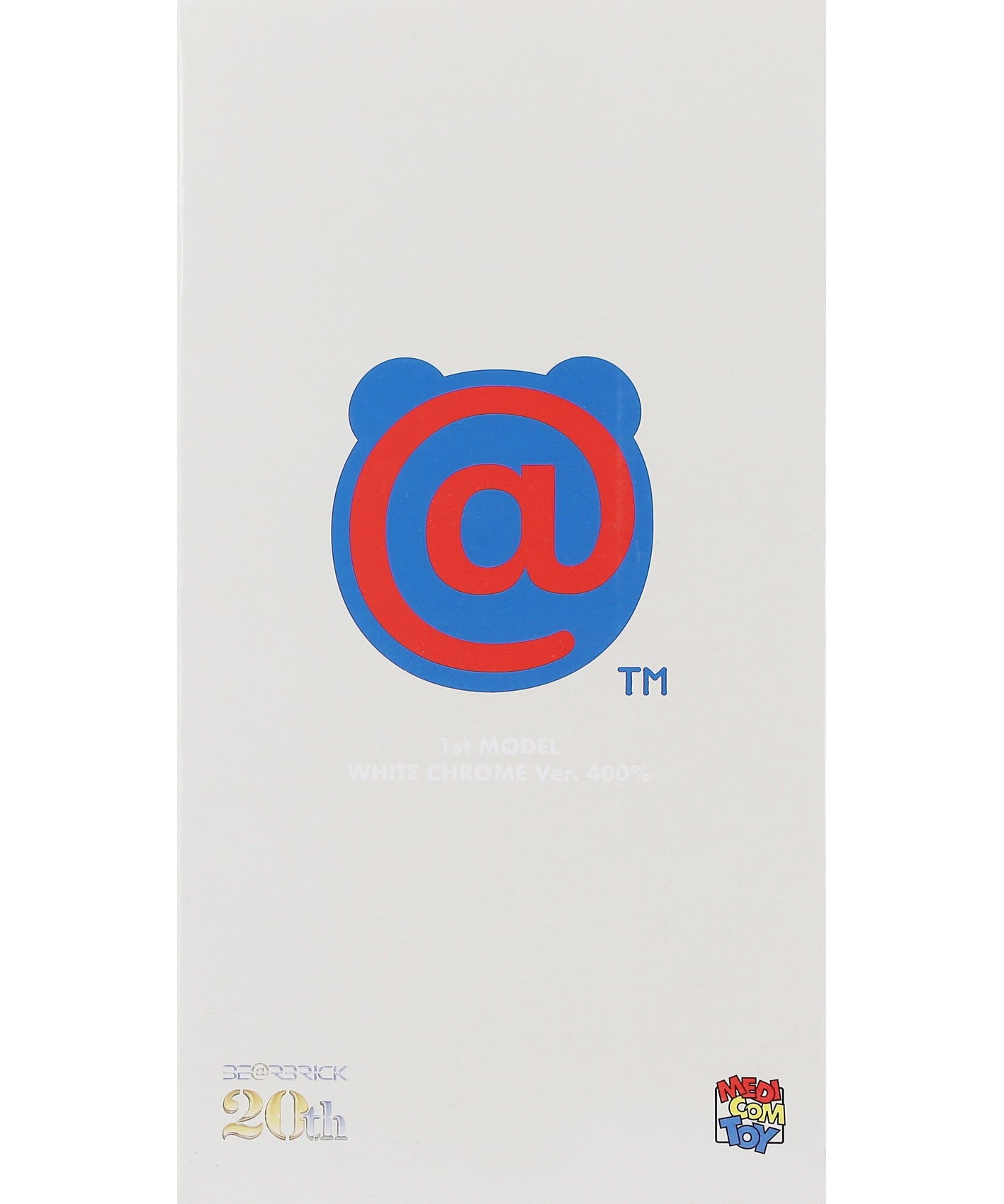 "Be@rbrick 1st Model White Chrome" 400% toy Decorative accessories