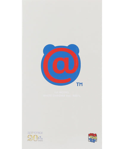 "Be@rbrick 1st Model White Chrome" 400% toy Decorative accessories