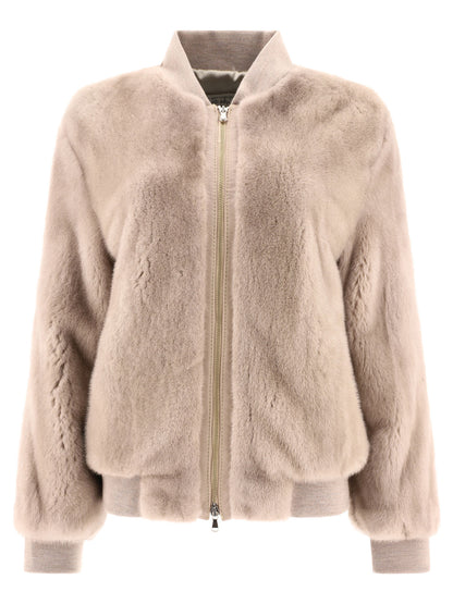 Mink fur bomber jacket Jackets and Coats