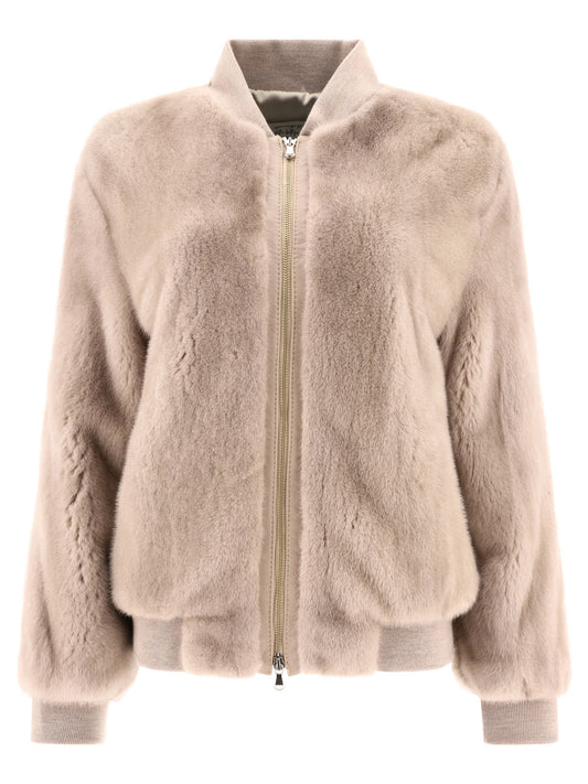 Mink fur bomber jacket Jackets and Coats