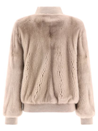 Mink fur bomber jacket Jackets and Coats