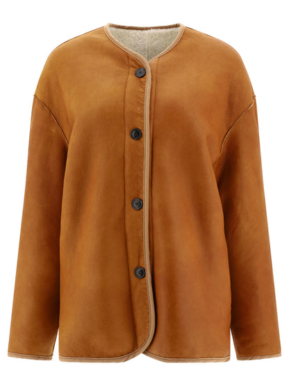 Reversible shearling jacket Jackets and Coats