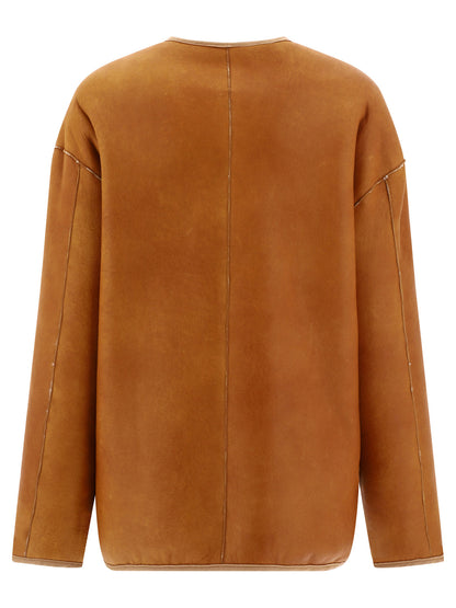 Reversible shearling jacket Jackets and Coats