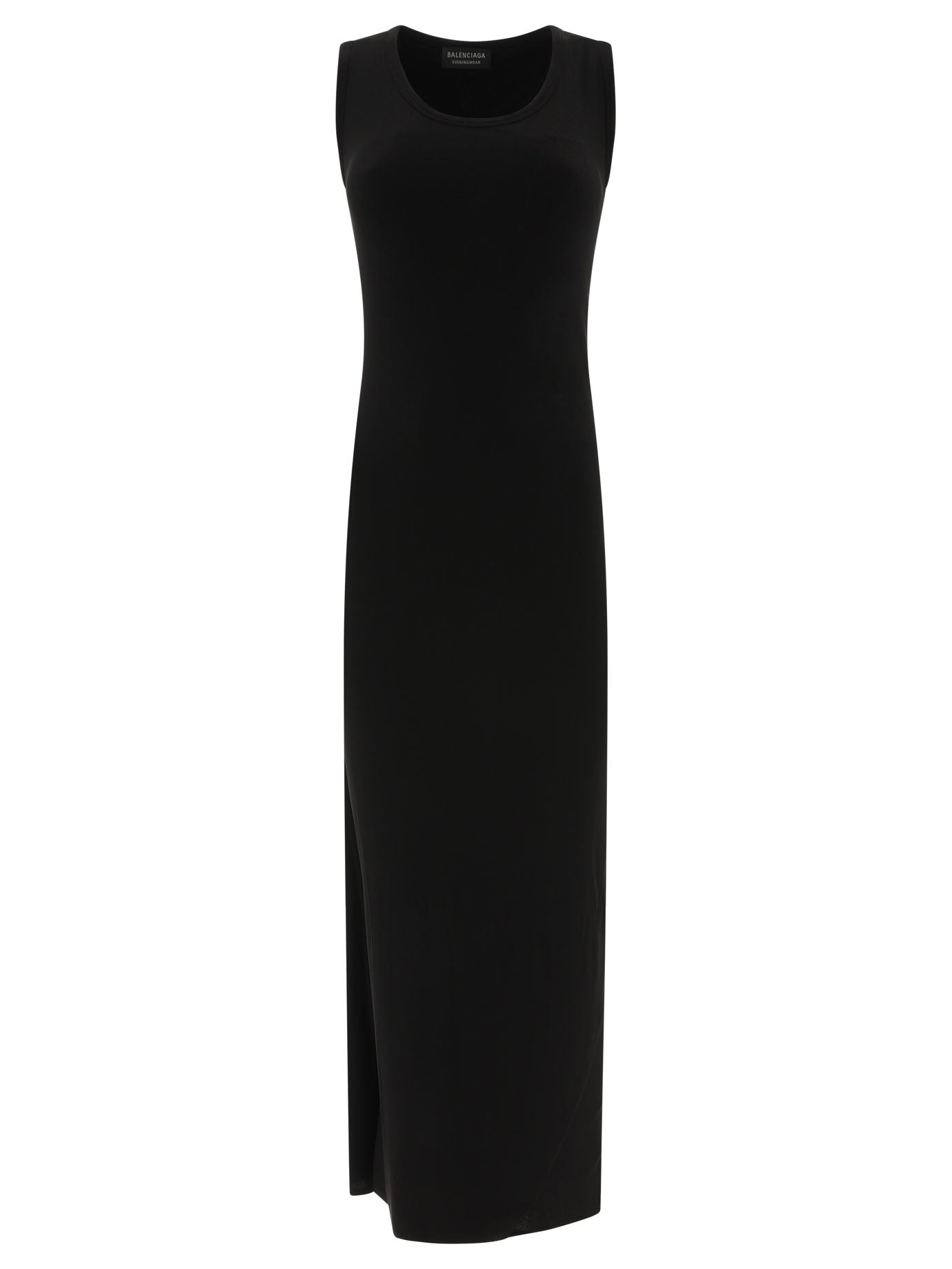 Ribbed jersey sleeveless dress Dresses