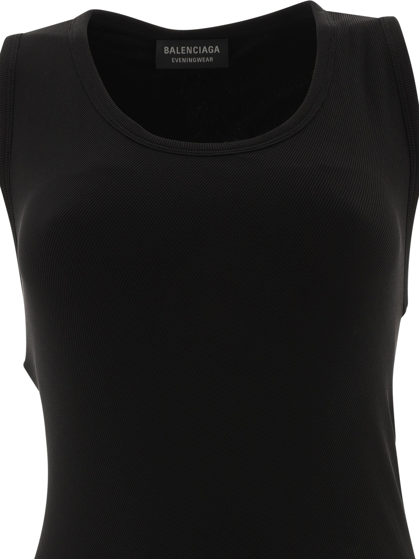 Ribbed jersey sleeveless dress Dresses