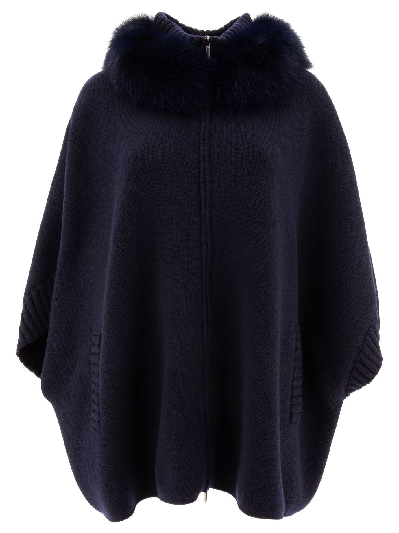 Wool and cashmere poncho Jackets and Coats