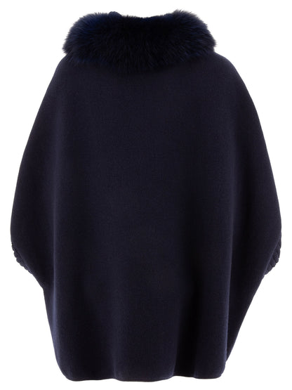 Wool and cashmere poncho Jackets and Coats