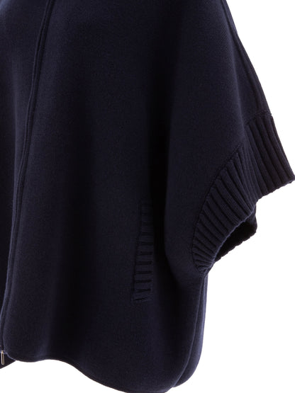 Wool and cashmere poncho Jackets and Coats