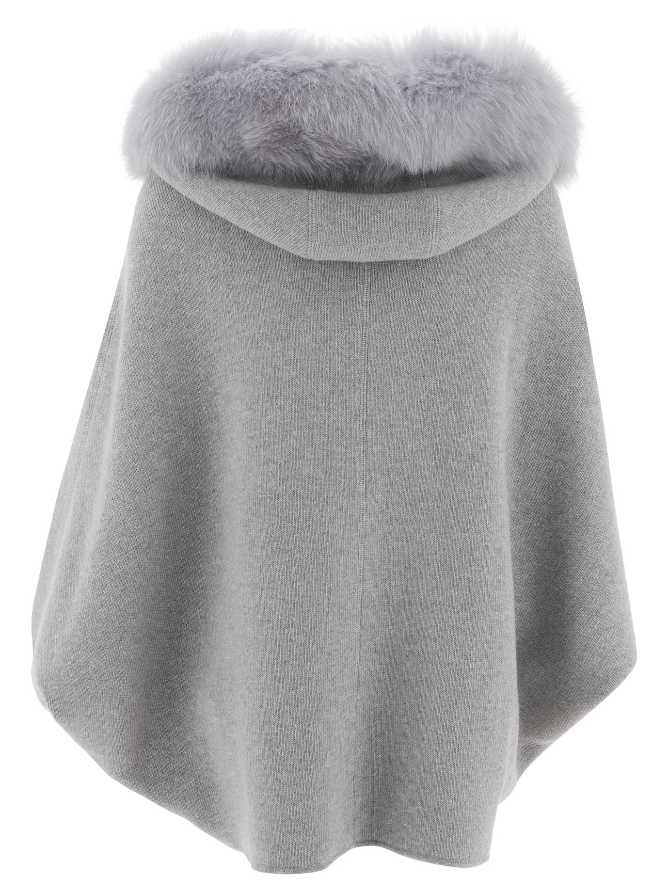 Wool and cashmere poncho Jackets and Coats