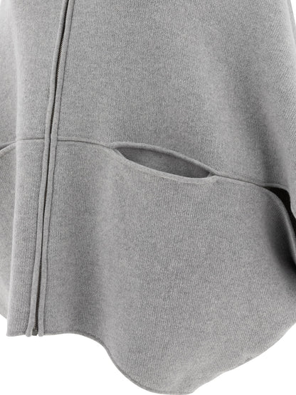 Wool and cashmere poncho Jackets and Coats