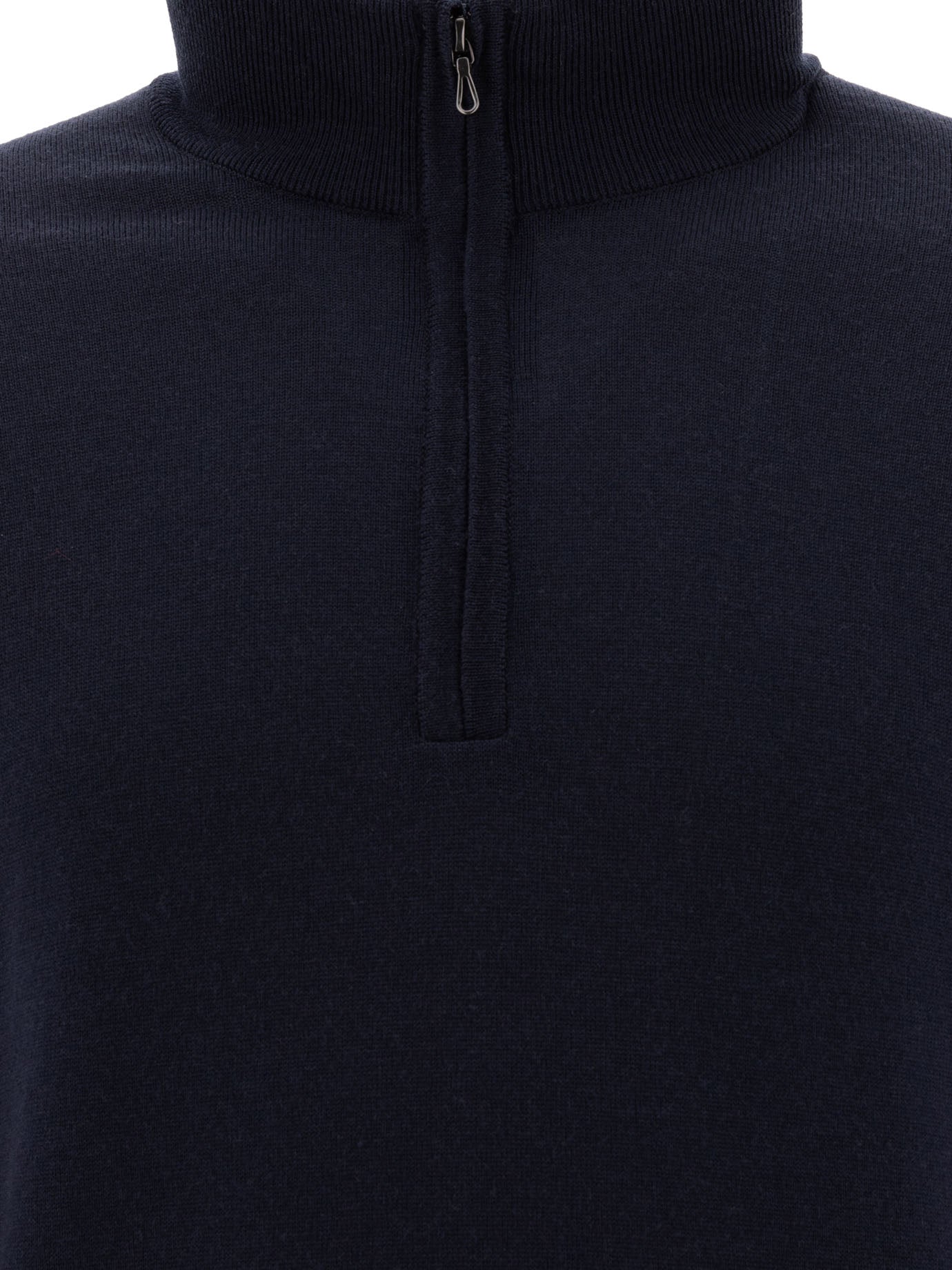 Merino wool "Tapton" half-zip sweater Knitwear