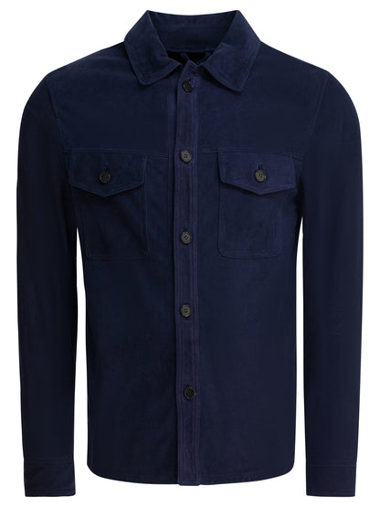 Suede overshirt jacket Jackets and Coats