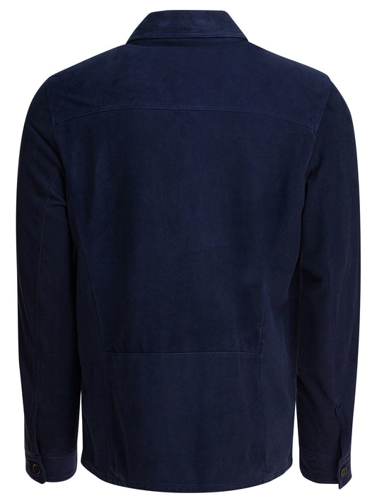 Suede overshirt jacket Jackets and Coats