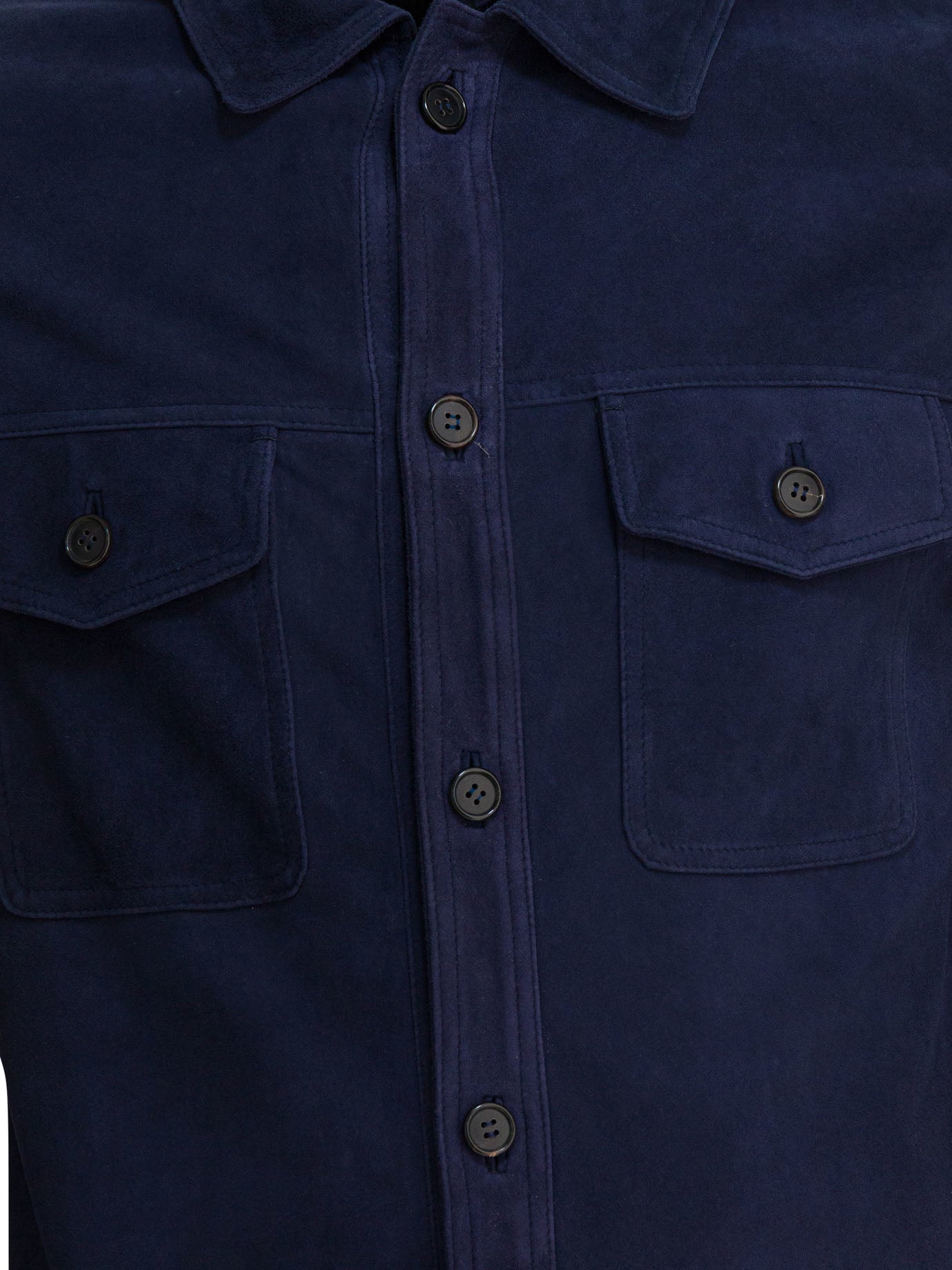 Suede overshirt jacket Jackets and Coats