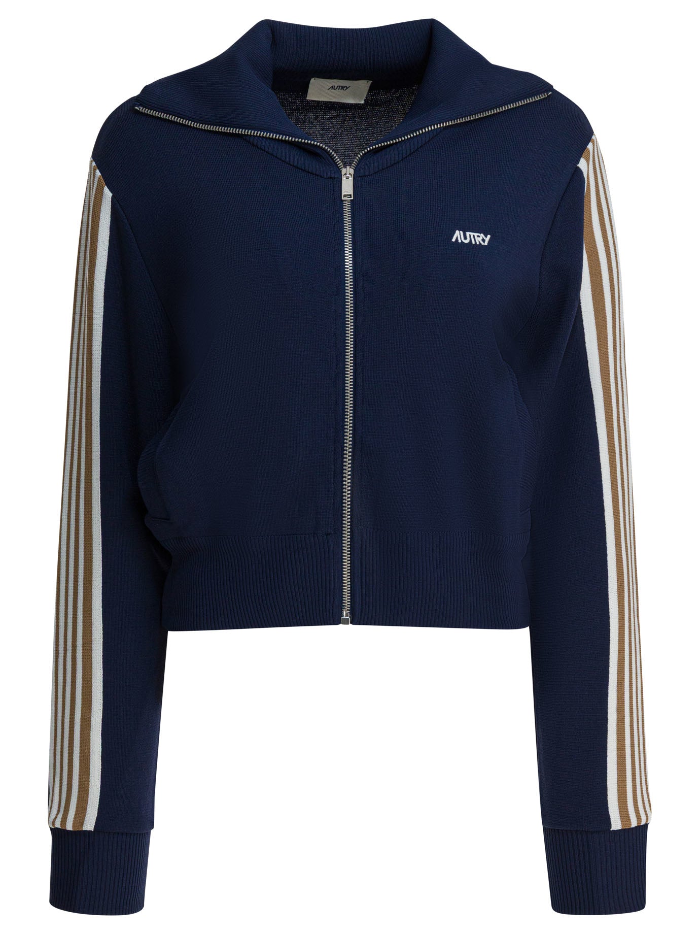 Viscose blend zippered sweatshirt Sweatshirts