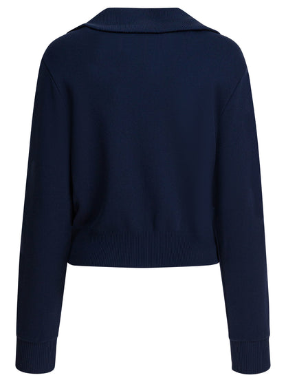 Viscose blend zippered sweatshirt Sweatshirts