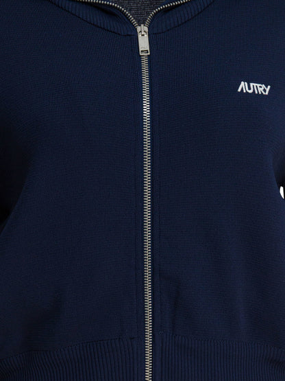 Viscose blend zippered sweatshirt Sweatshirts