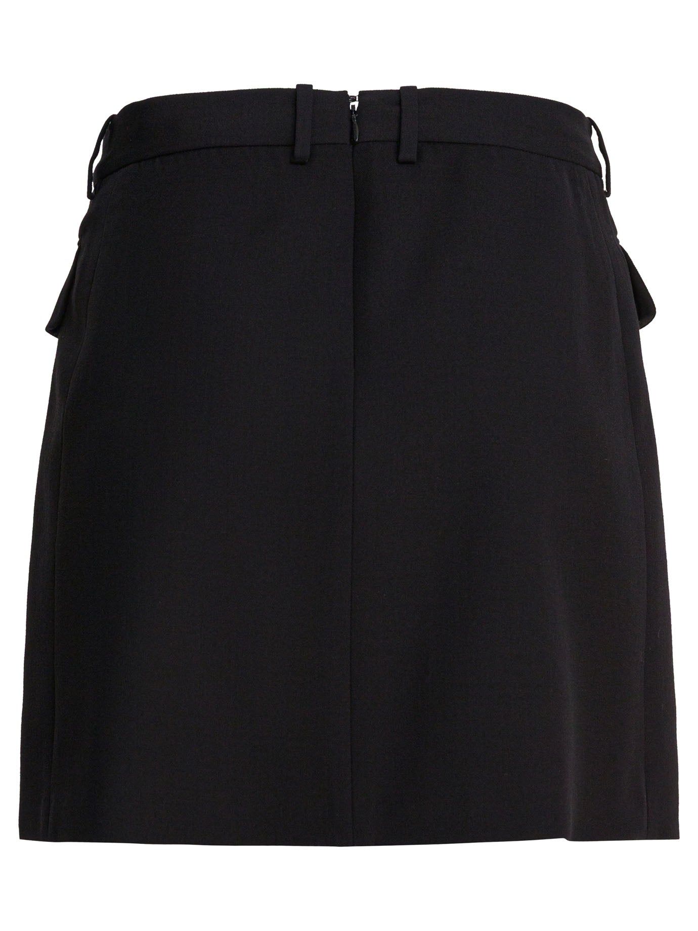 Viscose and wool twill miniskirt Skirts