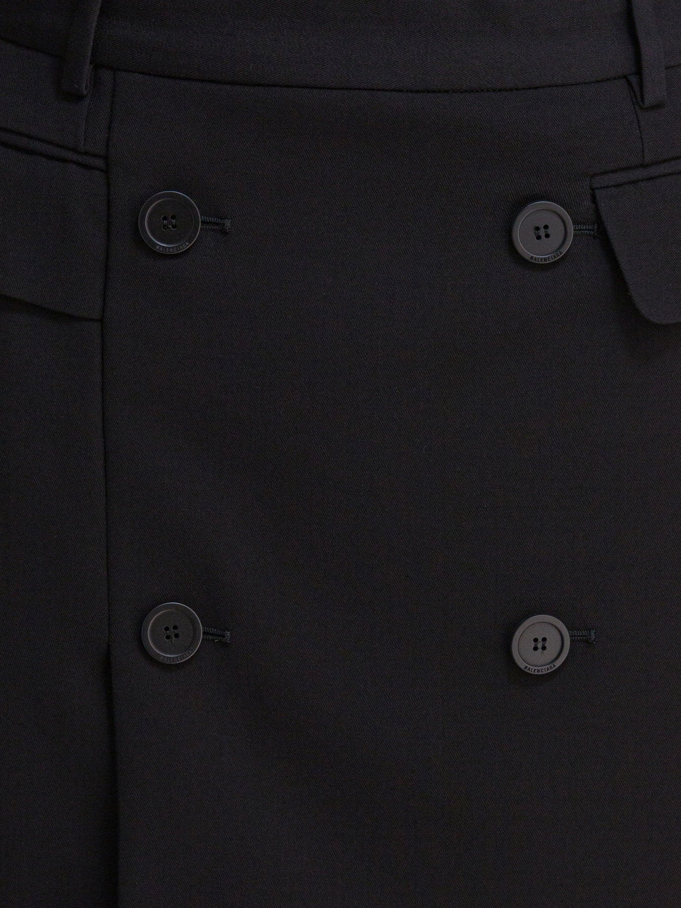 Viscose and wool twill miniskirt Skirts