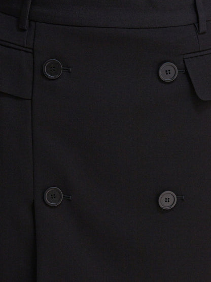 Viscose and wool twill miniskirt Skirts