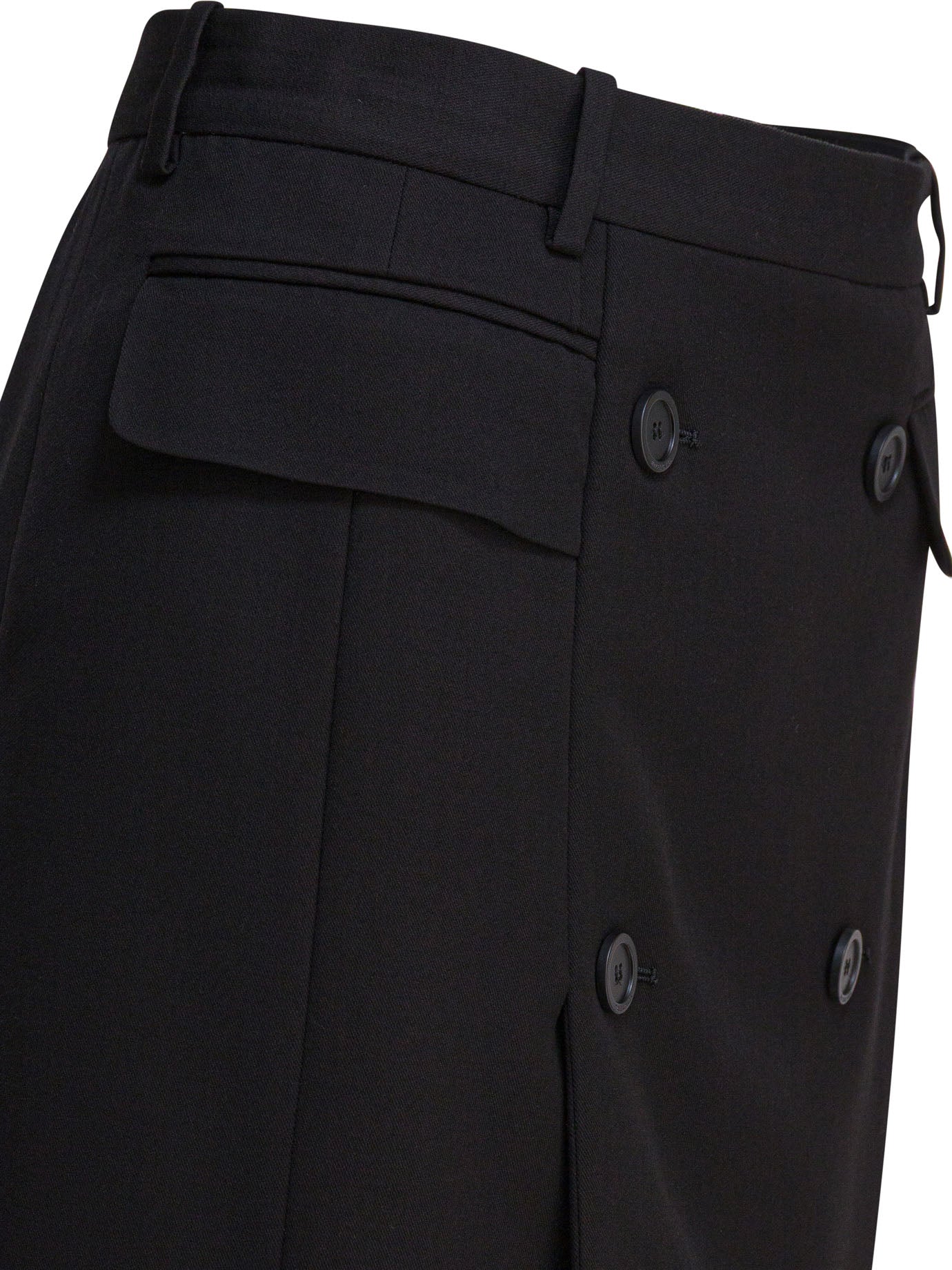 Viscose and wool twill miniskirt Skirts