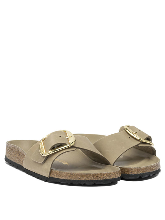 "Madrid Big Buckle" Slides Sandals