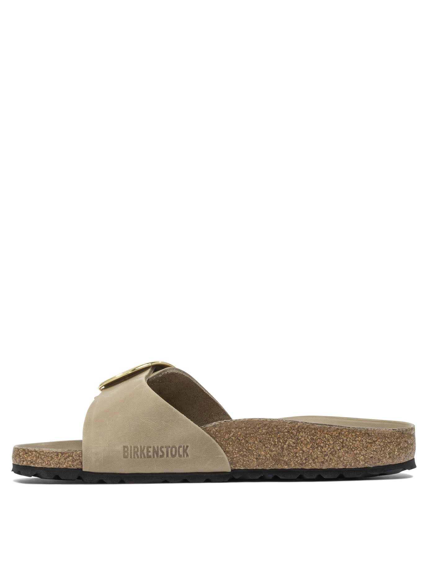 "Madrid Big Buckle" Slides Sandals