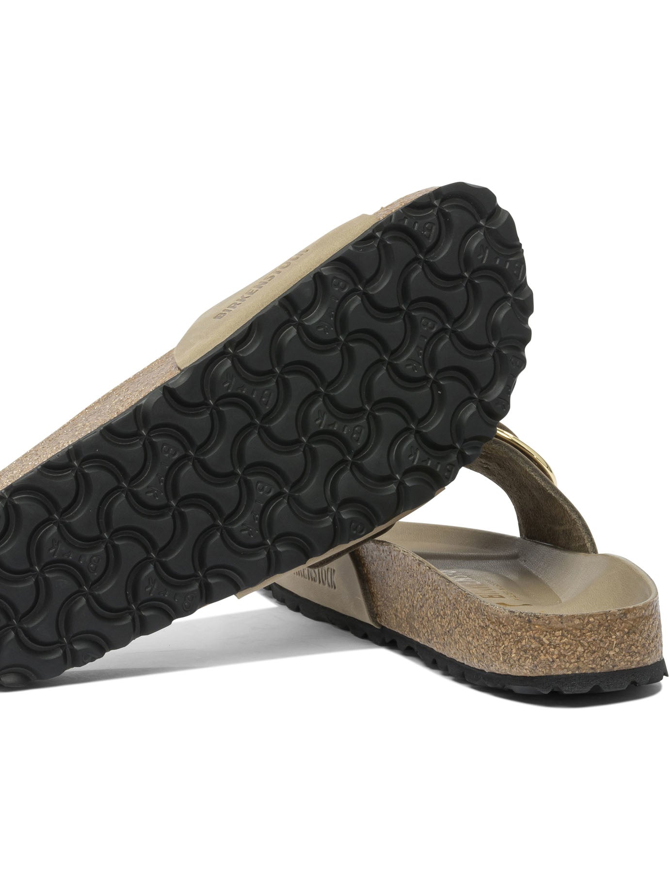 "Madrid Big Buckle" Slides Sandals