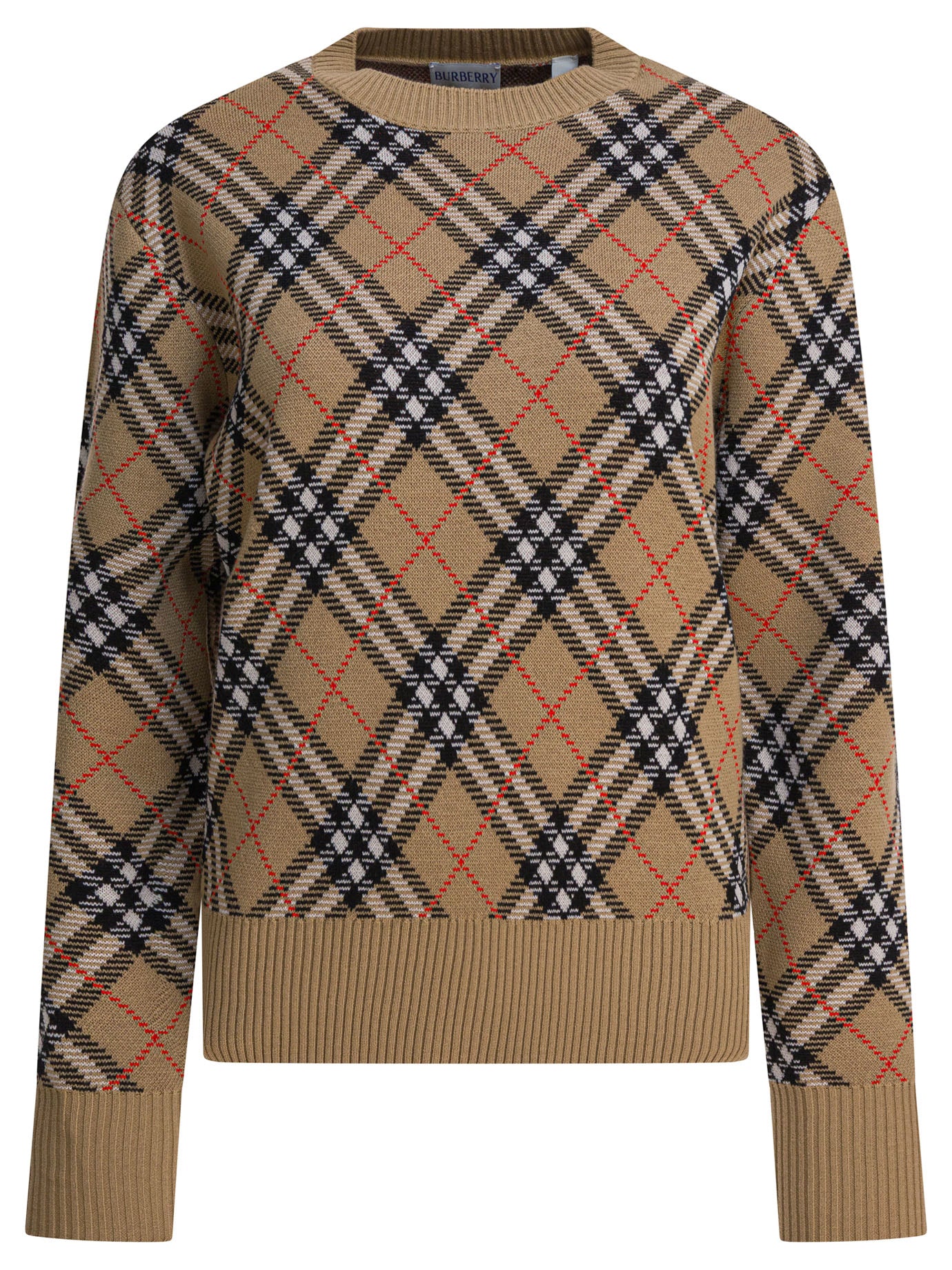 Wool blend crew neck sweater Knitwear