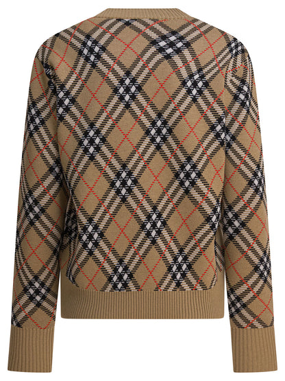 Wool blend crew neck sweater Knitwear