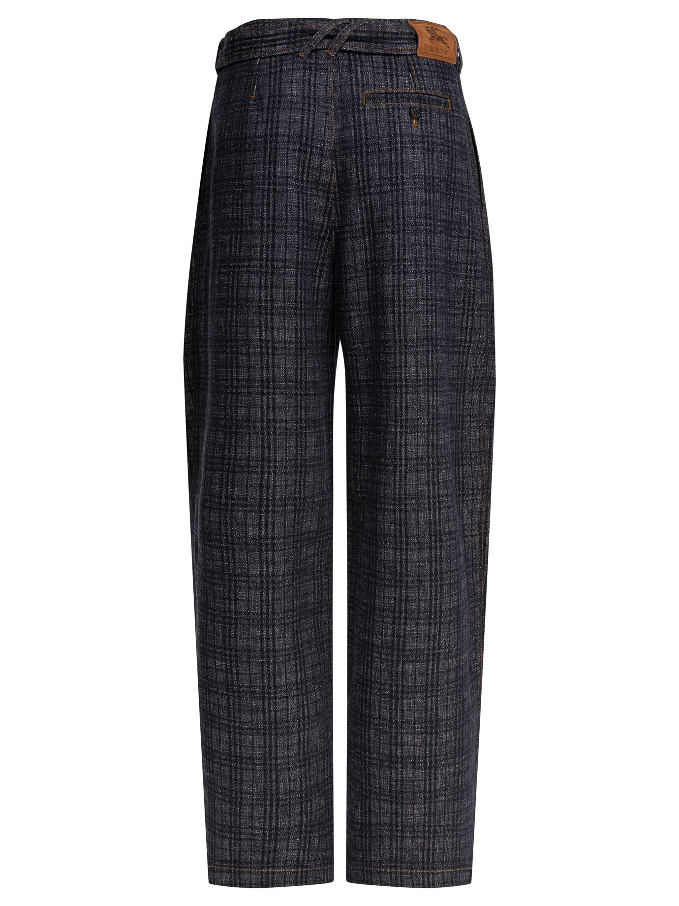 "Check" Jeans Trousers