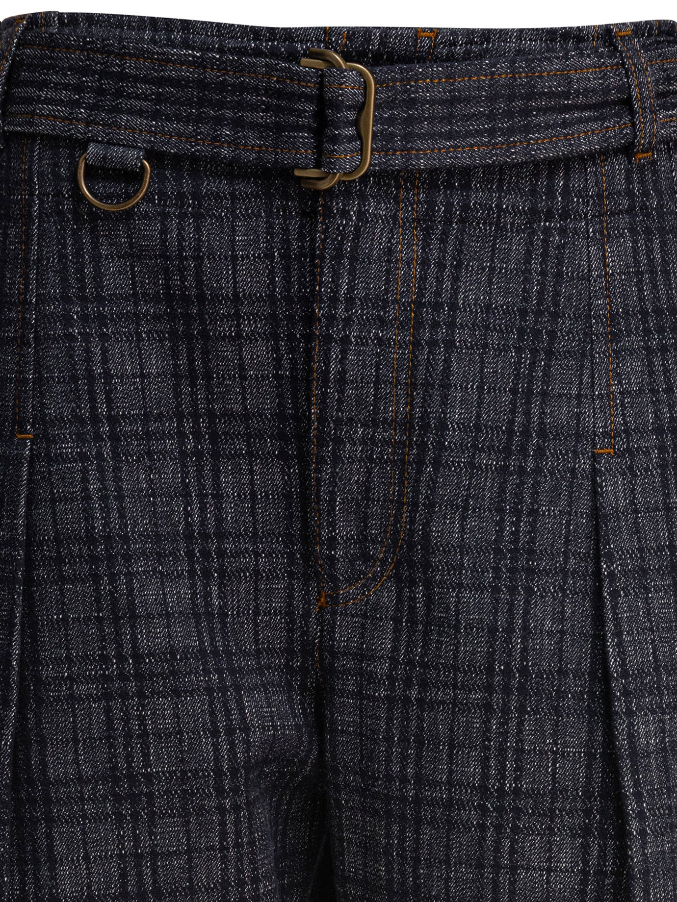 "Check" Jeans Trousers