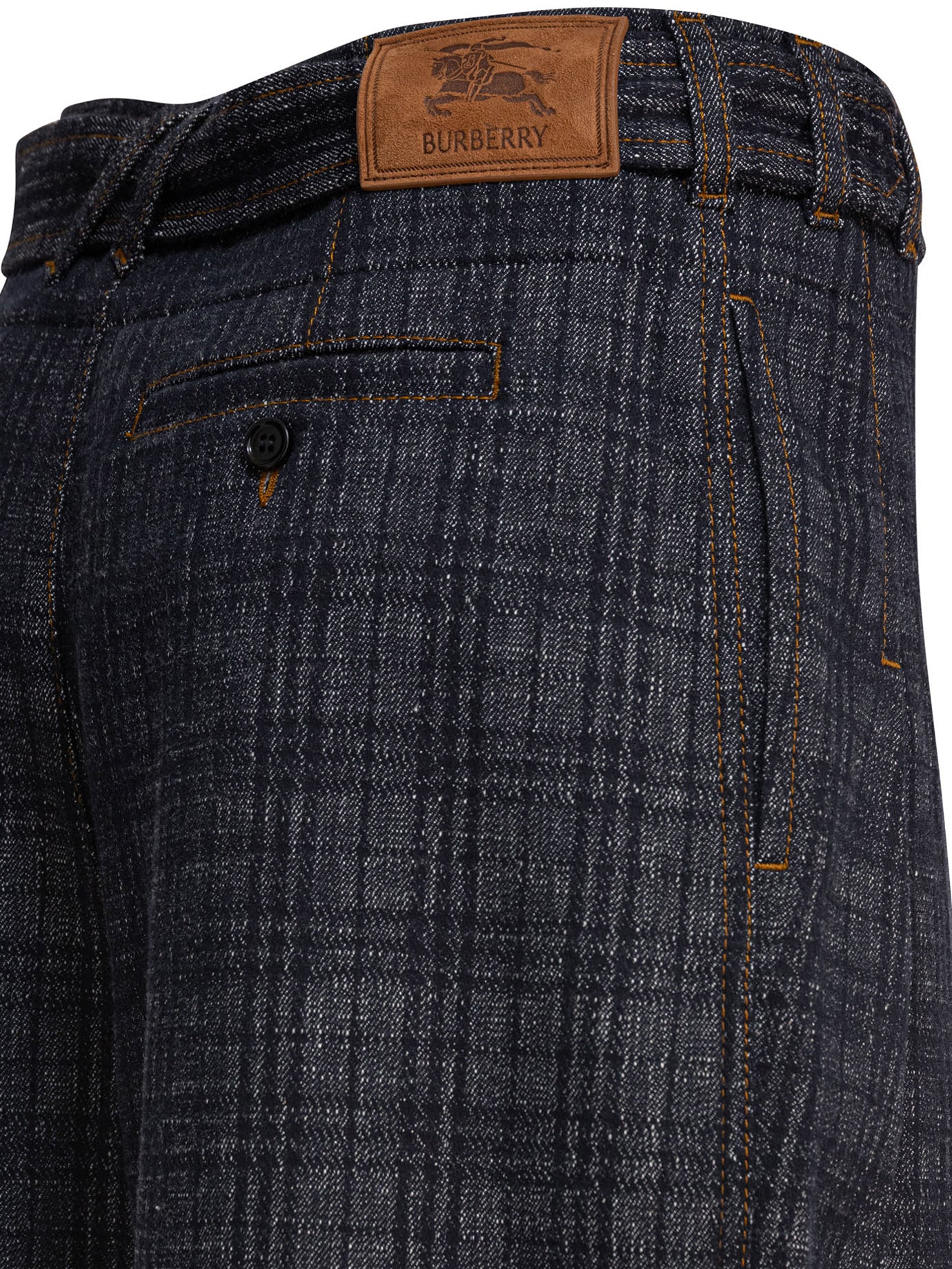 "Check" Jeans Trousers