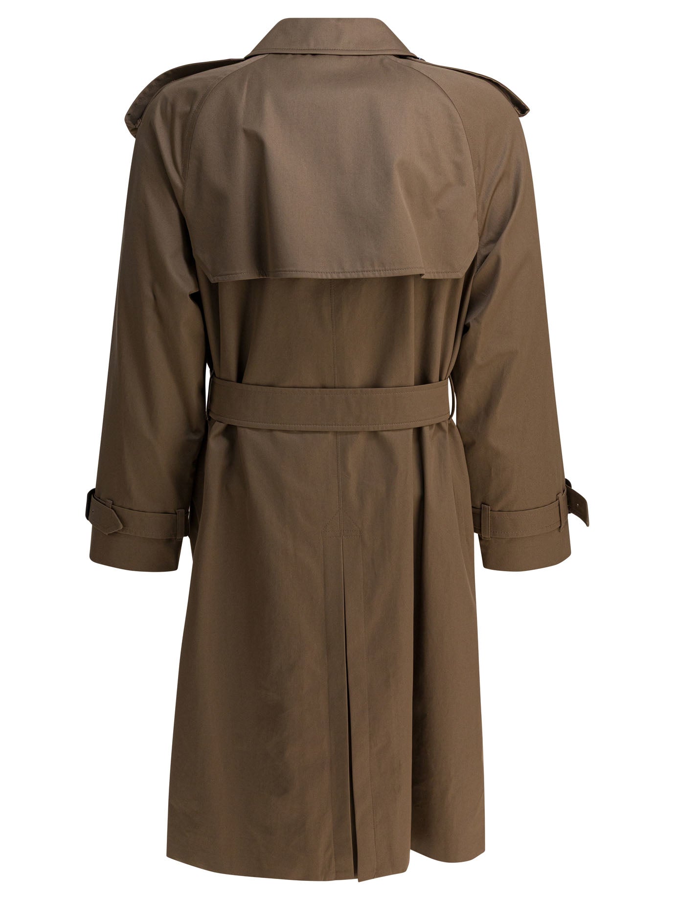 Long gabardine trench coat Jackets and Coats