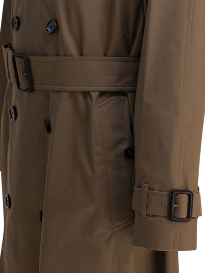 Long gabardine trench coat Jackets and Coats