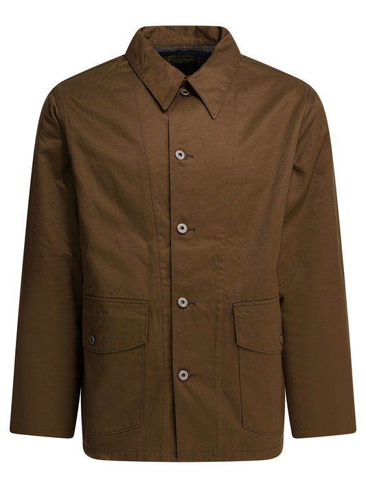 "Aviation Associates" overshirt jacket Jackets and Coats