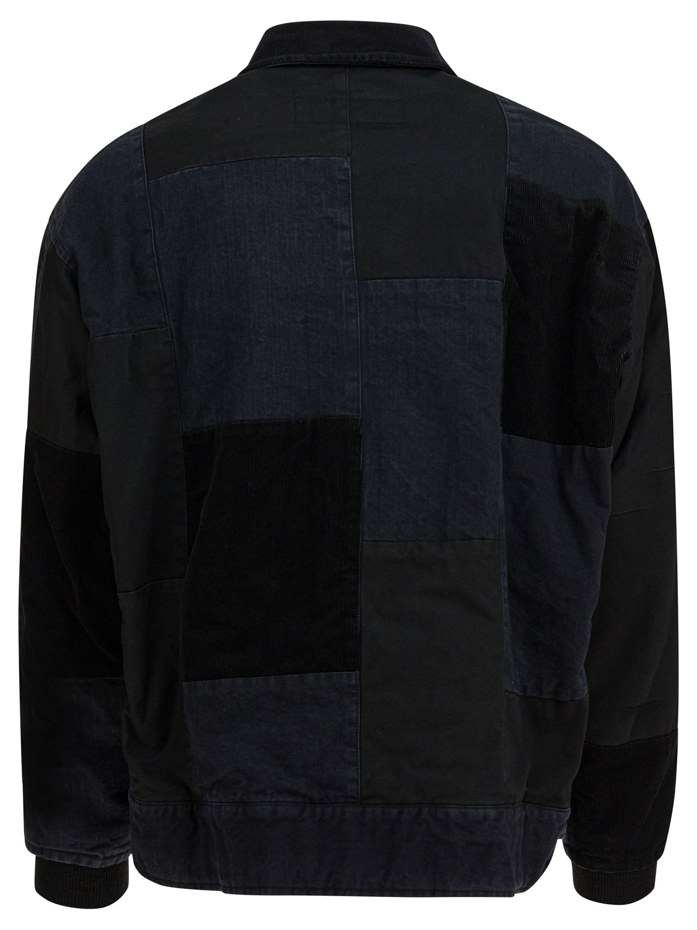Jacket with tone-on-tone patchwork Jackets and Coats