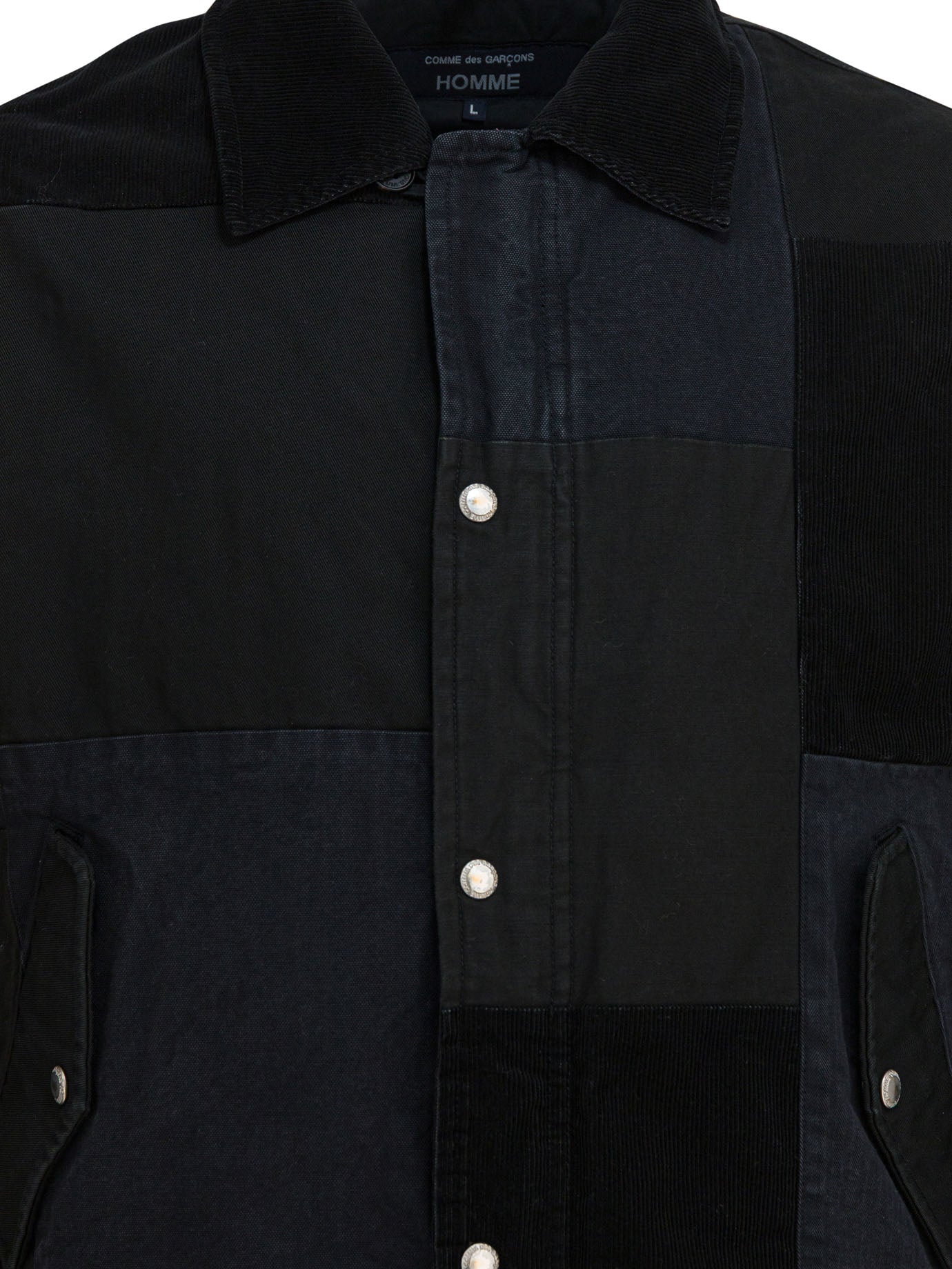 Jacket with tone-on-tone patchwork Jackets and Coats