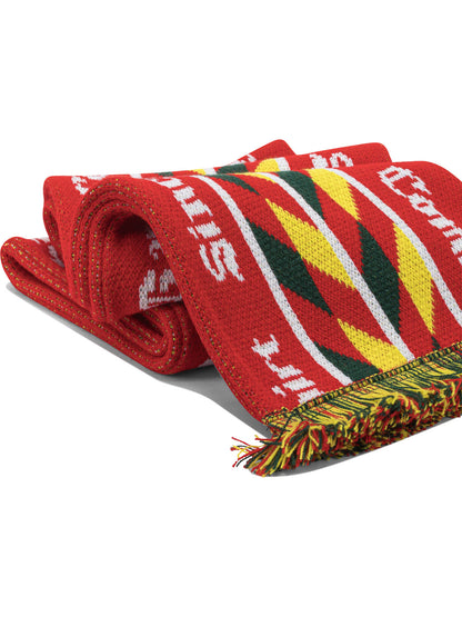 Knitted fringed scarf Sciarpe & Foulard