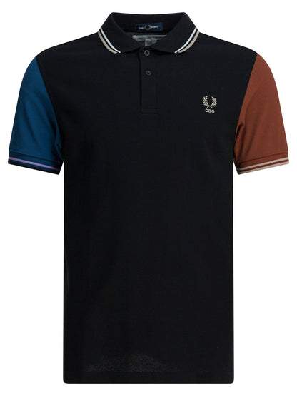 "Comme Des Garçons X Fred Perry" button-down polo shirt Polo shirts