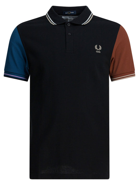 "Comme Des Garçons X Fred Perry" button-down polo shirt Polo shirts