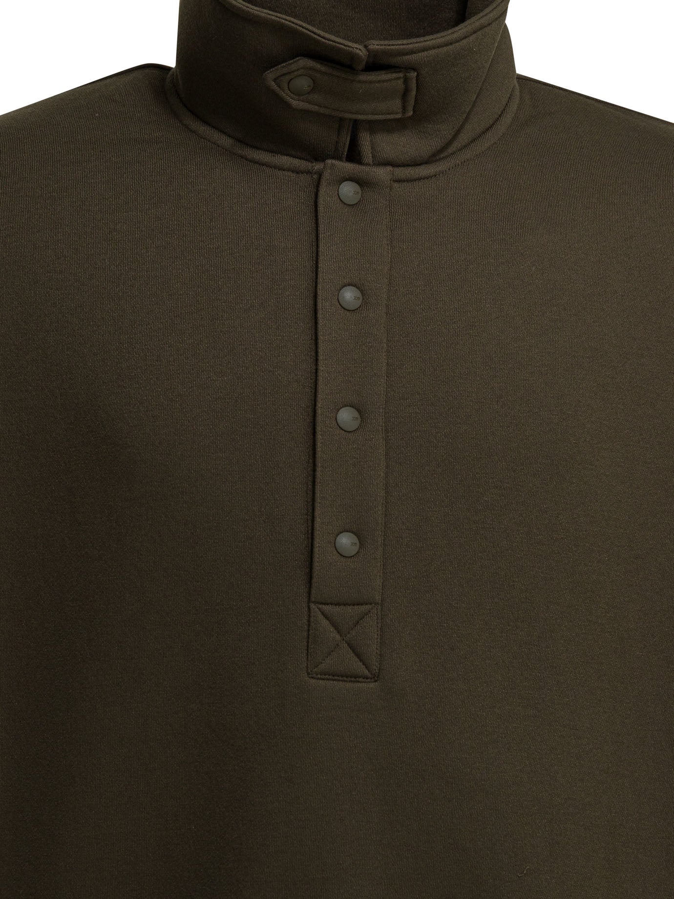 Sweatshirt with half button closure Sweatshirts
