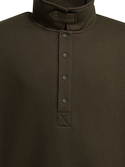 Sweatshirt with half button closure Sweatshirts
