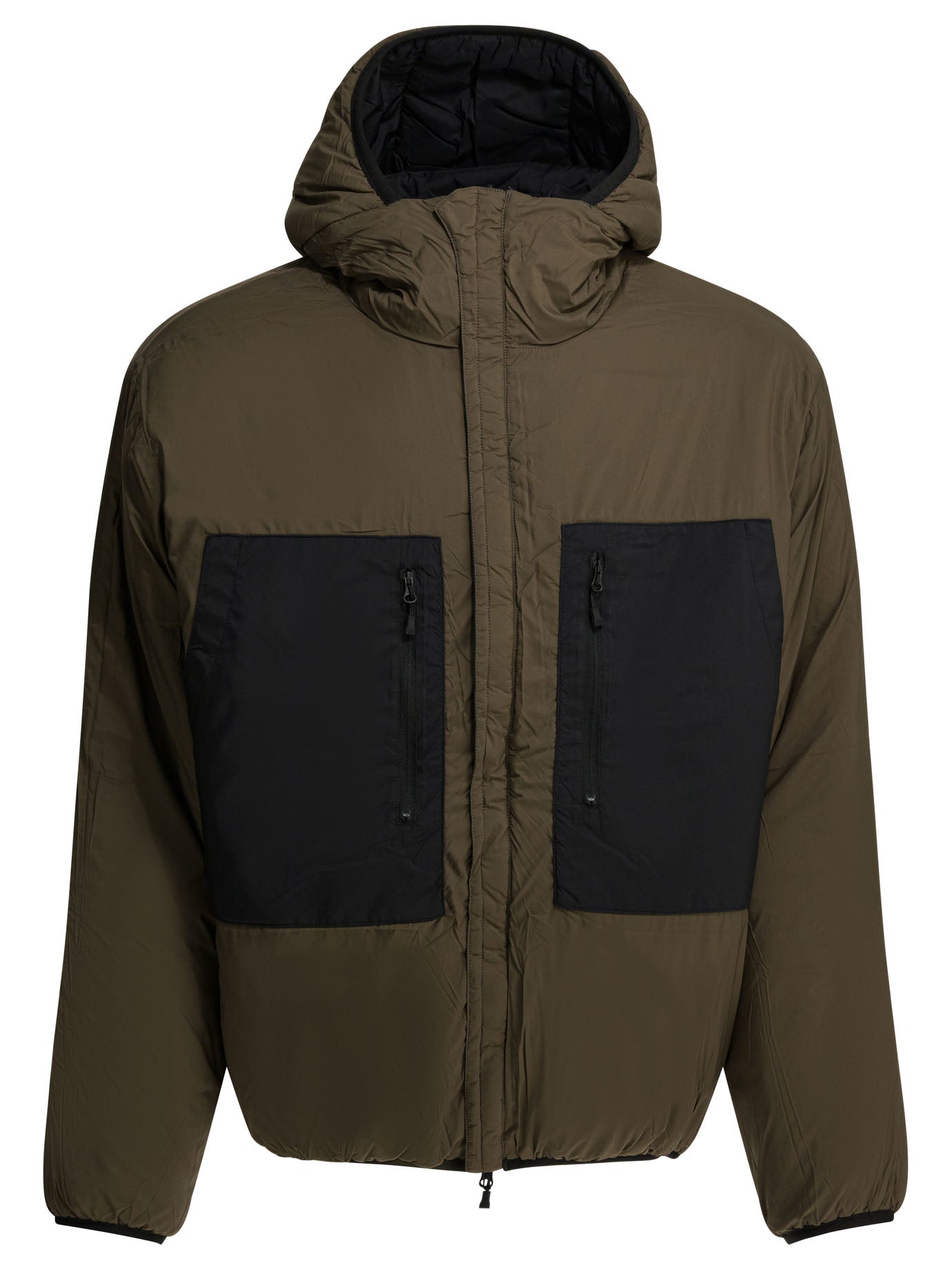 Reversible nylon short down jacket Jackets and Coats
